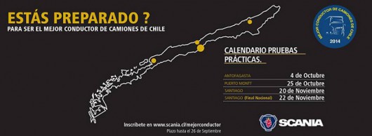 Competencia Scania "Mejor Conductor de Camiones 2014 Chile"