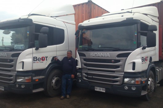 Conductor de camiones de BeOT